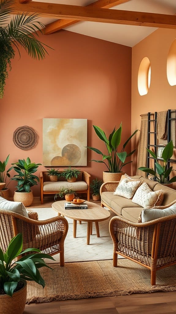 22 Modern Boho Living Room Ideas You'll Absolutely Love 11 earthy neutral textured elegance