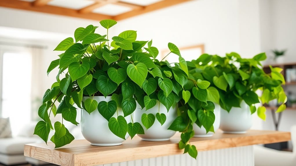 18 Beautiful Indoor Plants That Thrive in Living Rooms 3 easy care trailing greenery