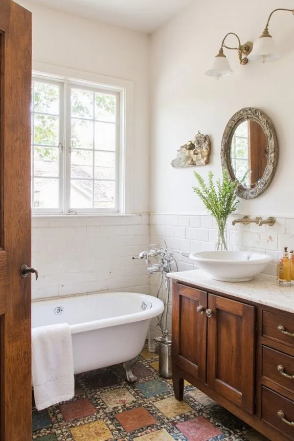 18 Inspiring Bathroom Remodel Ideas That Redefine Possibility 12 eclectic vintage modern bathroom design