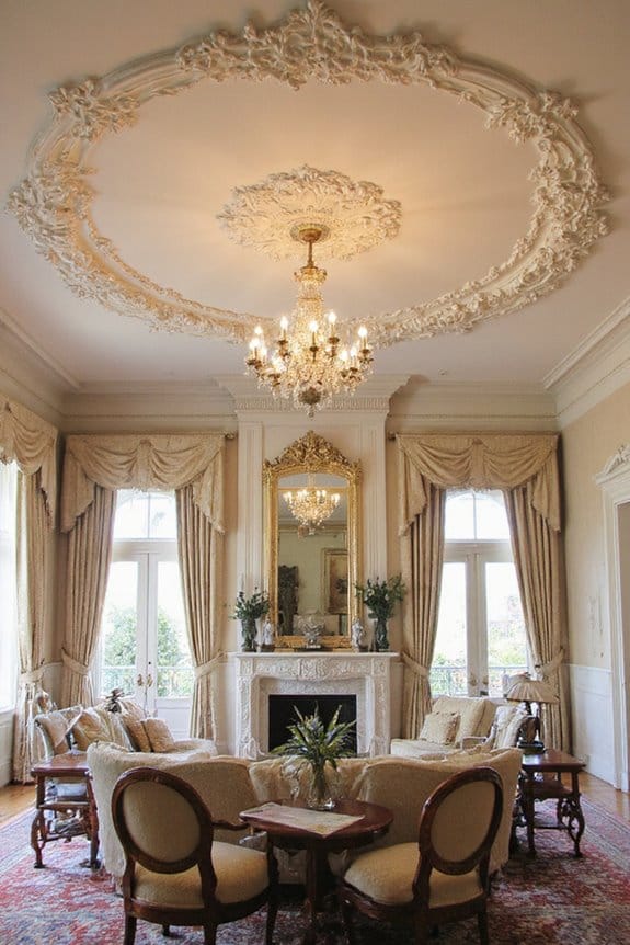18 Luxurious Living Room Ideas With Sophisticated Style Details 4 elegant architectural detailing