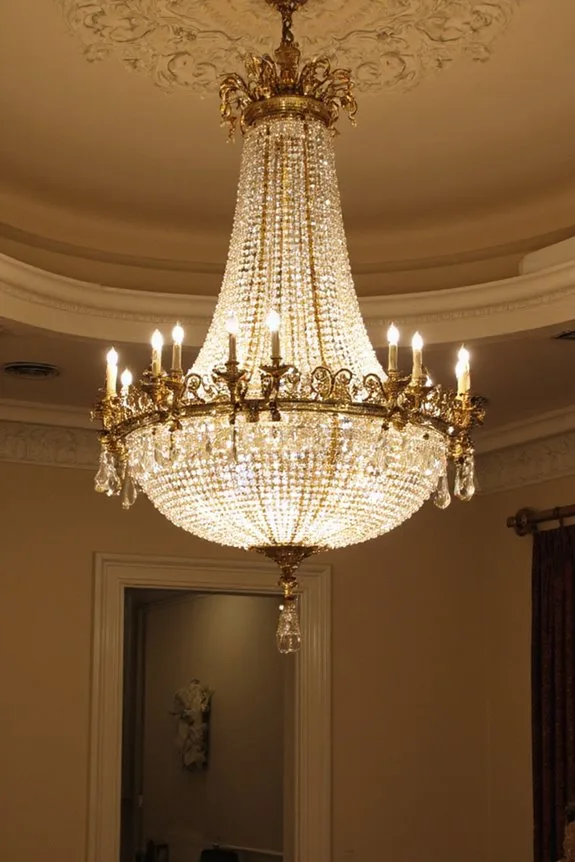 21 Timeless Luxury Ceiling Ideas That Add Instant Character 8 elegant chandelier as focal