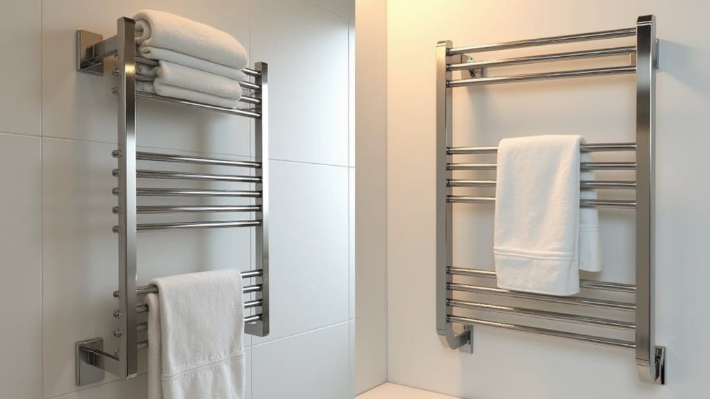 16 Stylish & Space-Saving Bathroom Towel Rack Ideas 1 elegant compact towel storage