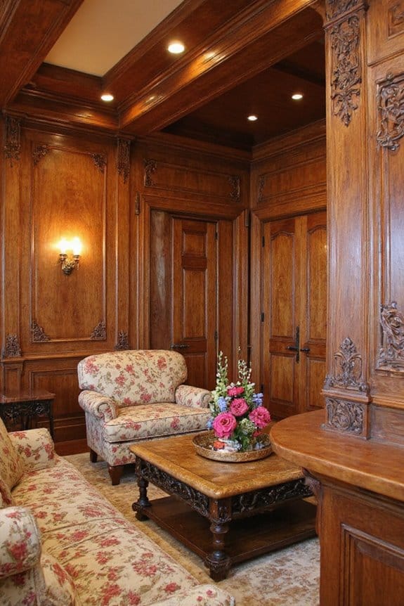 18 Luxurious Living Room Ideas With Sophisticated Style Details 10 elegant custom wood paneling