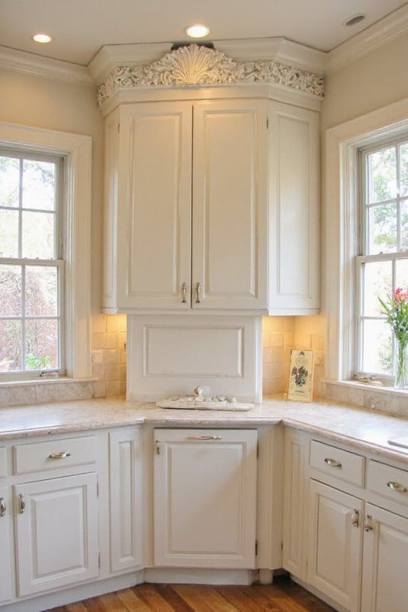 20 Timeless Kitchen Design Ideas That Never Go Out of Style 12 elegant decorative crown molding