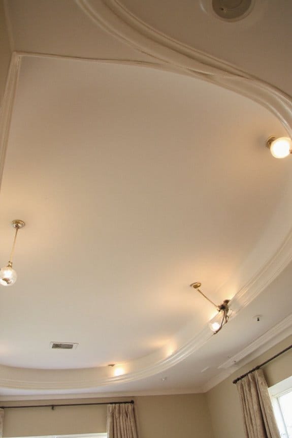 15 Beautiful Gypsum False Ceiling Designs to Elevate Your Space 15 elegant layered ceiling lighting
