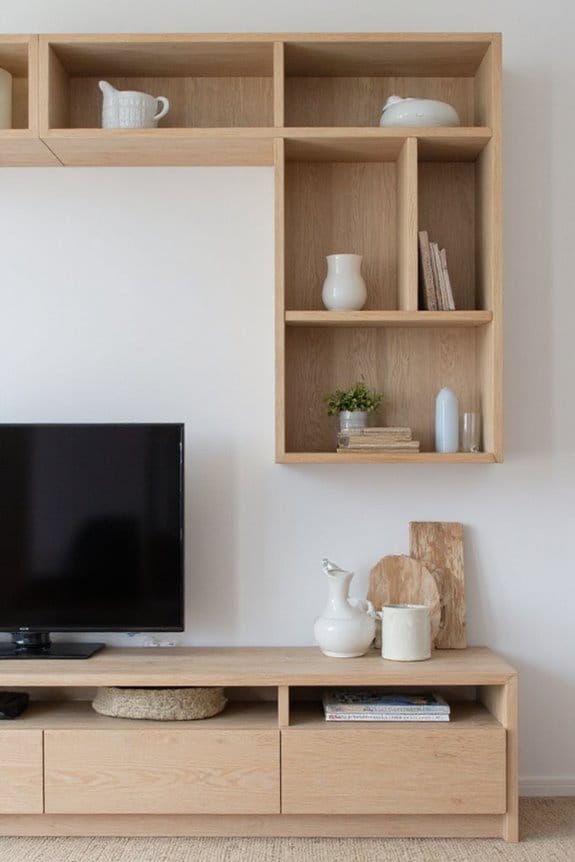 20 Modern TV Unit Designs for the Ultimate Entertainment Setup 9 elegant minimalist scandinavian design