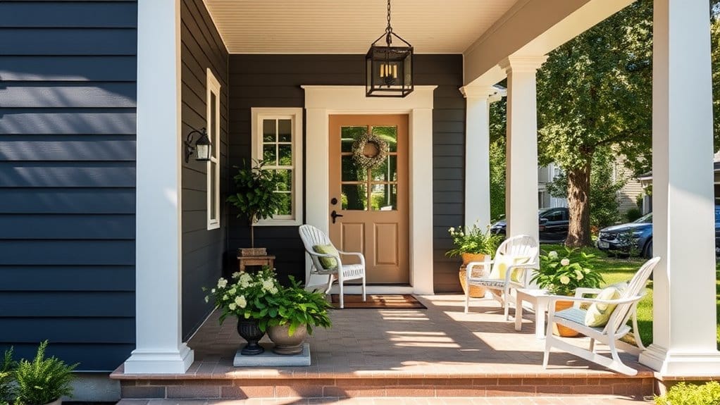 10 Designer-Approved Tips to Make Your Front Porch Look Expensive This Summer 2 elegant neutral color coordination