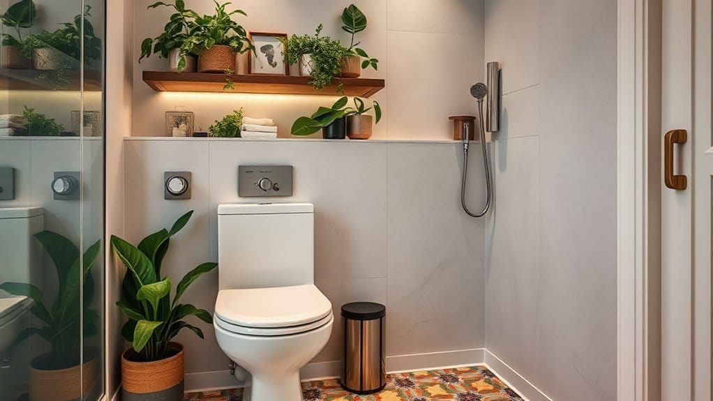 elegant toilet room decorations