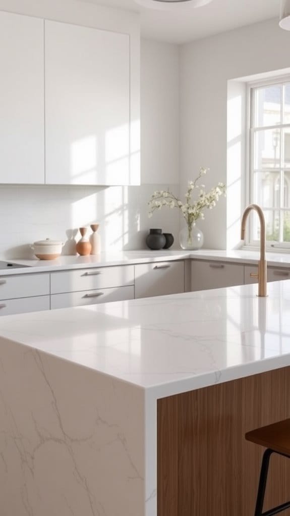 28 Stylish & Functional Kitchen Countertop Ideas to Try Now 16 elegant versatile light reflecting surfaces