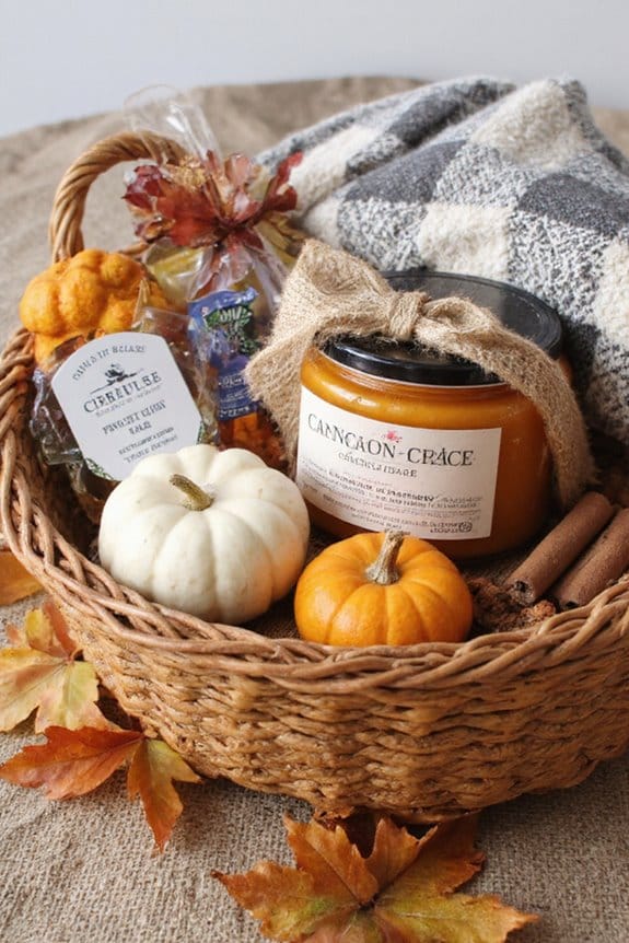 18 Thoughtful DIY Fall Gift Basket Ideas Everyone Will Love 4 fall cozy indulgence basket