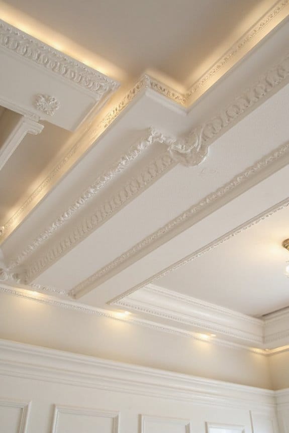 21 Timeless Luxury Ceiling Ideas That Add Instant Character 15 faux ceiling ornamentation details