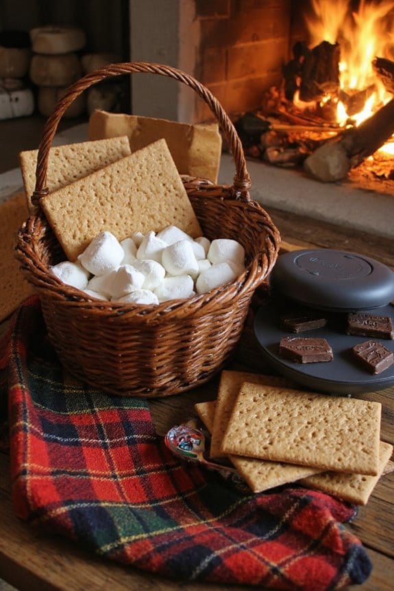 18 Thoughtful DIY Fall Gift Basket Ideas Everyone Will Love 13 fireside s mores gift set
