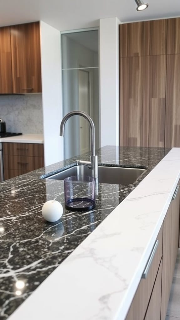 28 Stylish & Functional Kitchen Countertop Ideas to Try Now 27 flexible stylish dual sided surfaces