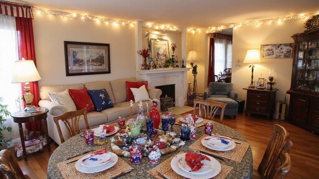 19 Stylish Indoor 4th of July Decor Ideas to Celebrate in Style 2 fourth of july indoor decorations
