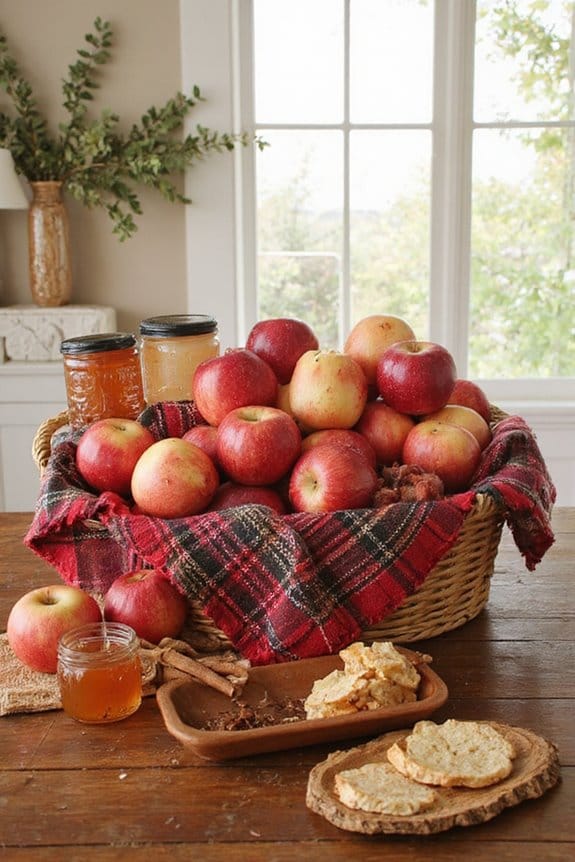 18 Thoughtful DIY Fall Gift Basket Ideas Everyone Will Love 10 fresh apples autumn charm