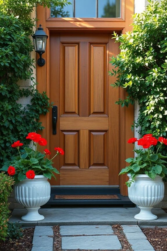 The 15 Best Front Door Plants for Good Feng Shui 21 geraniums promote positive energy