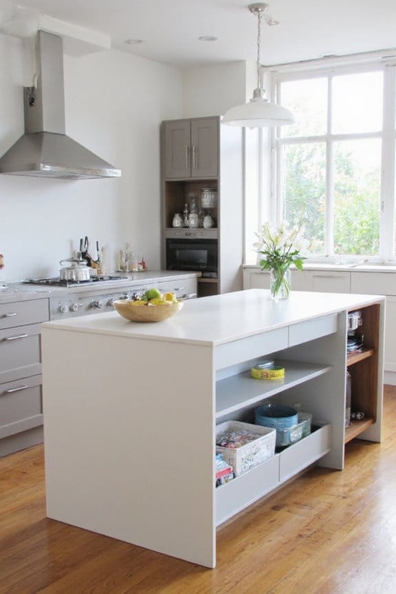 20 Small Kitchen Ideas That Deliver Big Style 19 hidden storage keeps counters clear