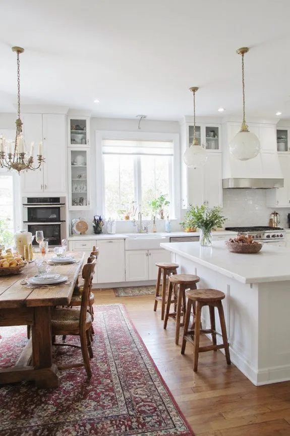 22 Open Kitchen Concepts for Effortless Cooking and Entertaining 19 integrated dining and kitchen