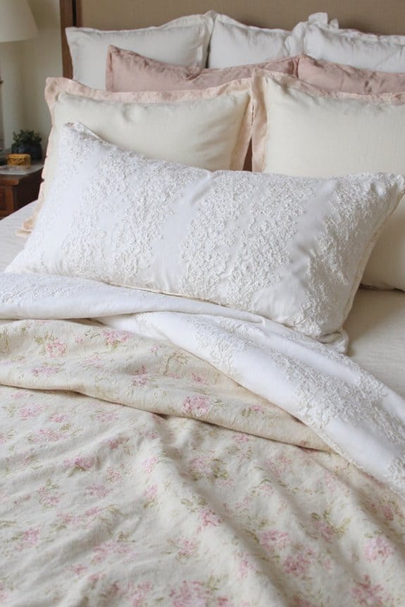 10 Dreamy Bedding Trends to Try This Year 5 intricate textured embroidered bedding