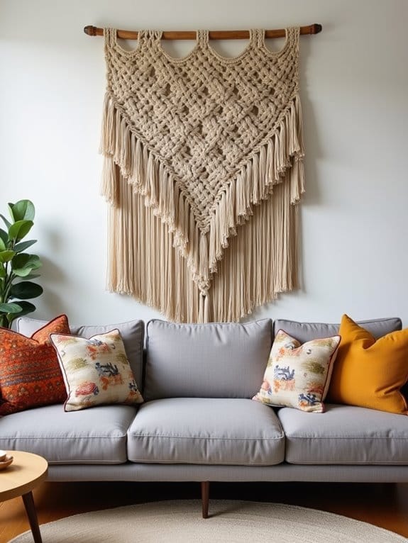 18 Eye-Catching Wall Decor Ideas to Style Above Your Couch 15 intricate textured wall decor