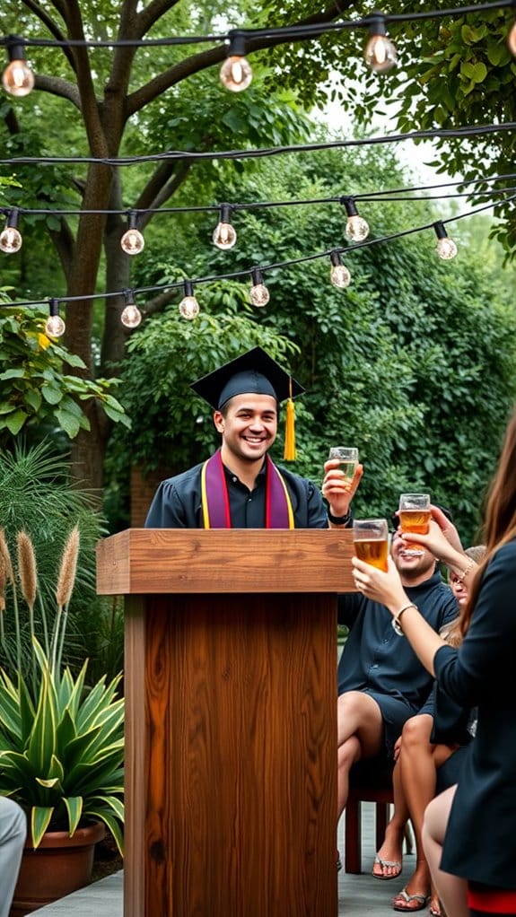 19 Easy Outdoor Graduation Party Ideas Anyone Can Pull Off 20 keep it sincere and brief