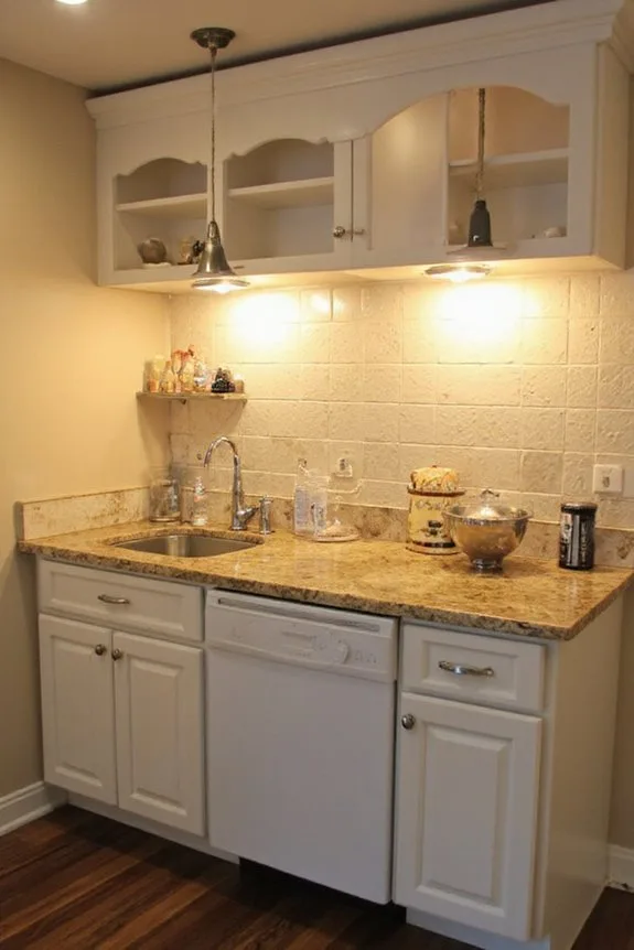 20 Small Kitchen Ideas That Deliver Big Style 17 layered lighting enhances space