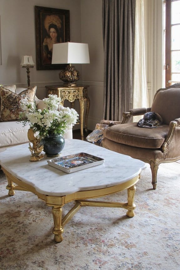 18 Luxurious Living Room Ideas With Sophisticated Style Details 15 luxurious artistic refined tables