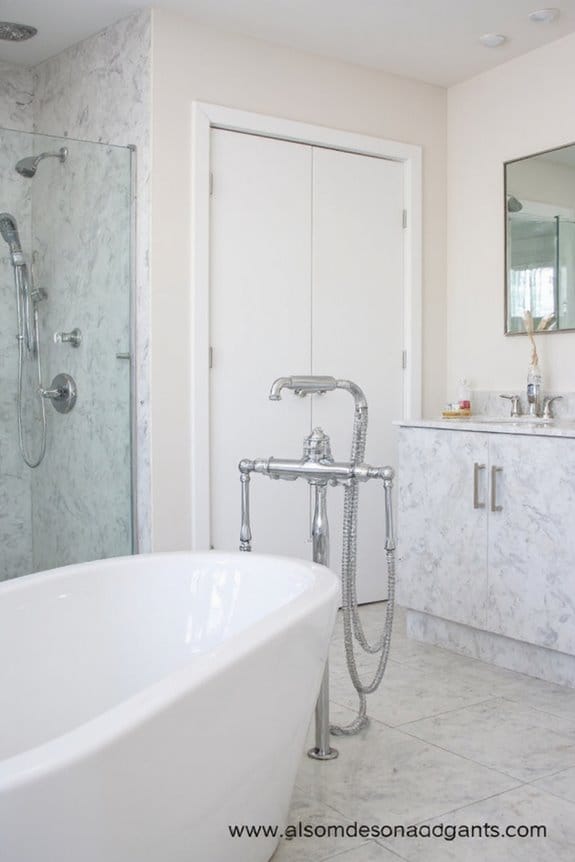21 Elegant Luxury Bathroom Ideas for a Spa-Like Escape 3 luxury water saving fixtures