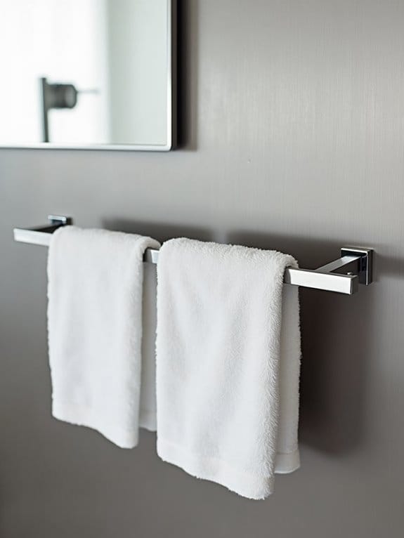 16 Stylish & Space-Saving Bathroom Towel Rack Ideas 9 magnetic sleek versatile storage