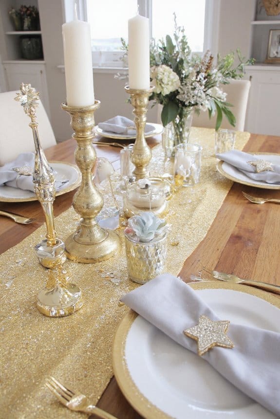 19 Stylish Indoor 4th of July Decor Ideas to Celebrate in Style 13 metallic accents elevate celebration decor