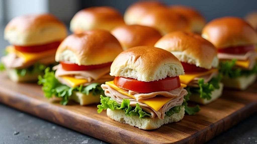17 Cheap and Easy Graduation Party Food Ideas (That Your Guests Will Love!) 2 mini sliders customizable easy crowd pleaser