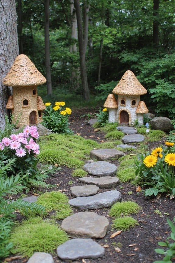 15 Enchanting Cottage Garden Ideas for a Dreamy Backyard Retreat 6 miniature fairy garden scene