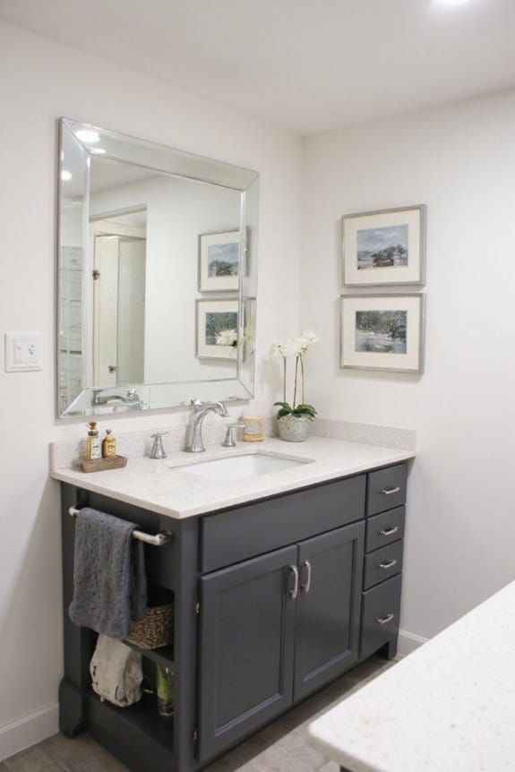20 Small Kitchen Ideas That Deliver Big Style 7 mirror enhances kitchen space