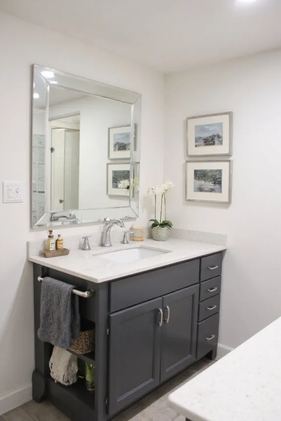 20 Small Kitchen Ideas That Deliver Big Style 7 mirror enhances kitchen space