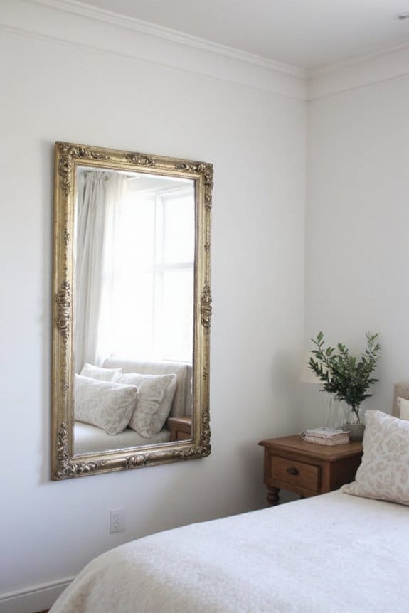 23 Small Bedroom Makeover Ideas With a Big Style Impact 23 mirror placement enhances spaciousness