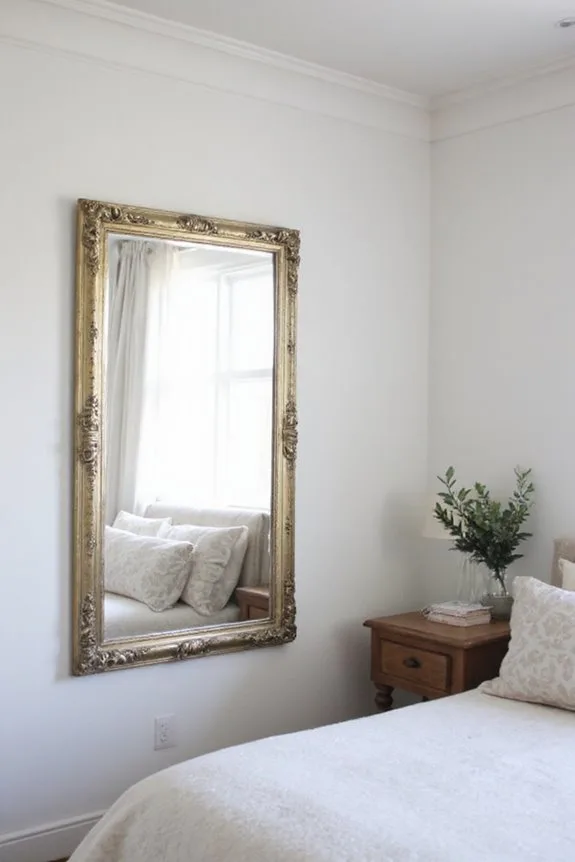 23 Small Bedroom Makeover Ideas With a Big Style Impact 23 mirror placement enhances spaciousness