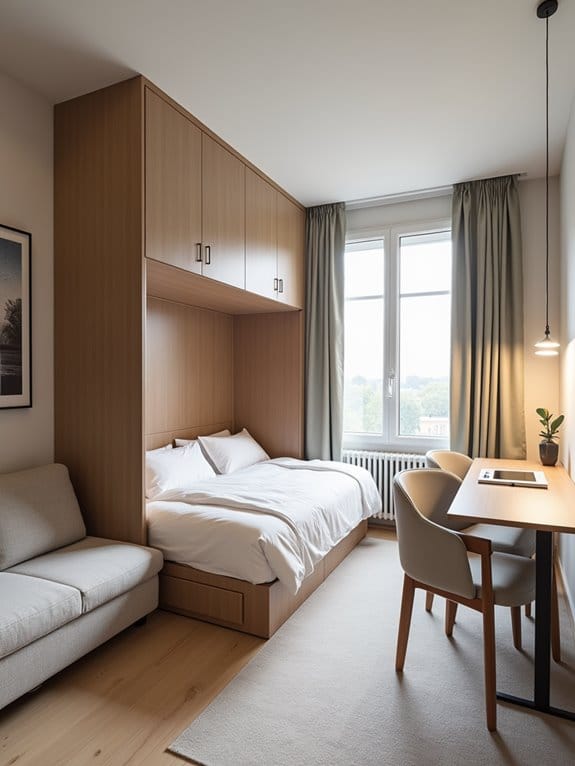 15 Budget-Friendly Studio Apartment Ideas You Can Easily Copy 2 multi functional space saving furniture