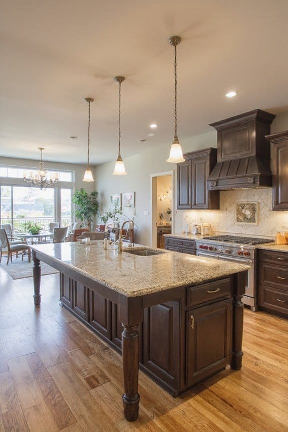 22 Open Kitchen Concepts for Effortless Cooking and Entertaining 16 multi level countertops define zones