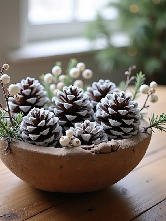 20 Simple Yet Stunning Dough Bowl Centerpiece Ideas to Try 20 natural winter woodland decor