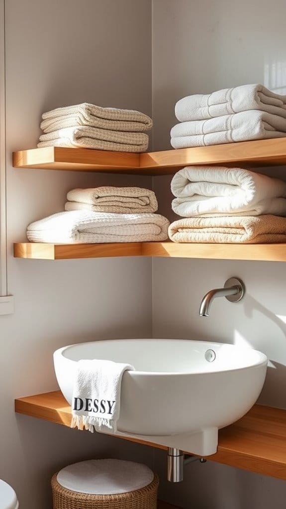 22 Neutral Bathroom Decor Ideas You’ll Want to Copy ASAP 7 neutral tones textured textiles