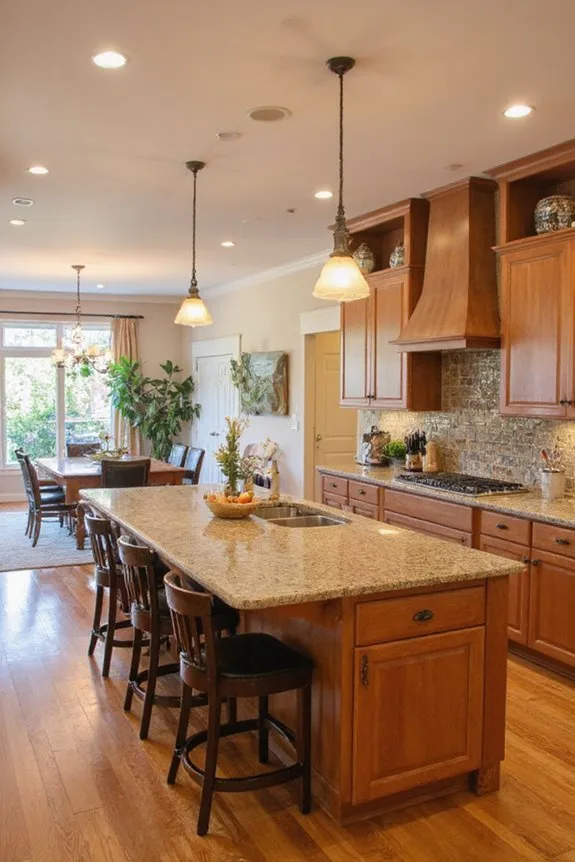 22 Open Kitchen Concepts for Effortless Cooking and Entertaining 10 open functional social peninsula