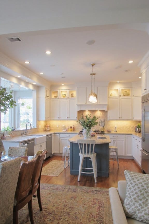 22 Open Kitchen Concepts for Effortless Cooking and Entertaining 11 open kitchen breakfast bar
