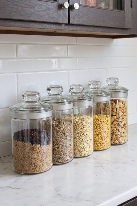 20 Small Kitchen Ideas That Deliver Big Style 8 organized visible uniform storage