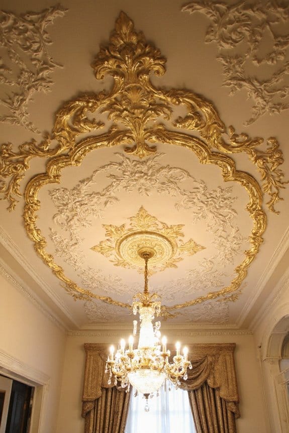 21 Timeless Luxury Ceiling Ideas That Add Instant Character 21 ornate gilded ceiling decoration