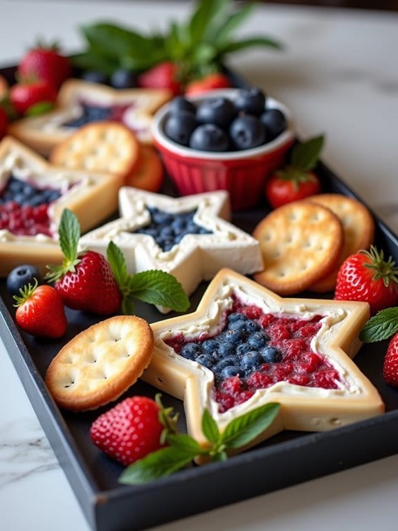 17 Patriotic 4th of July Kitchen Tray Ideas to Style With Ease 7 patriotic cheese and crackers