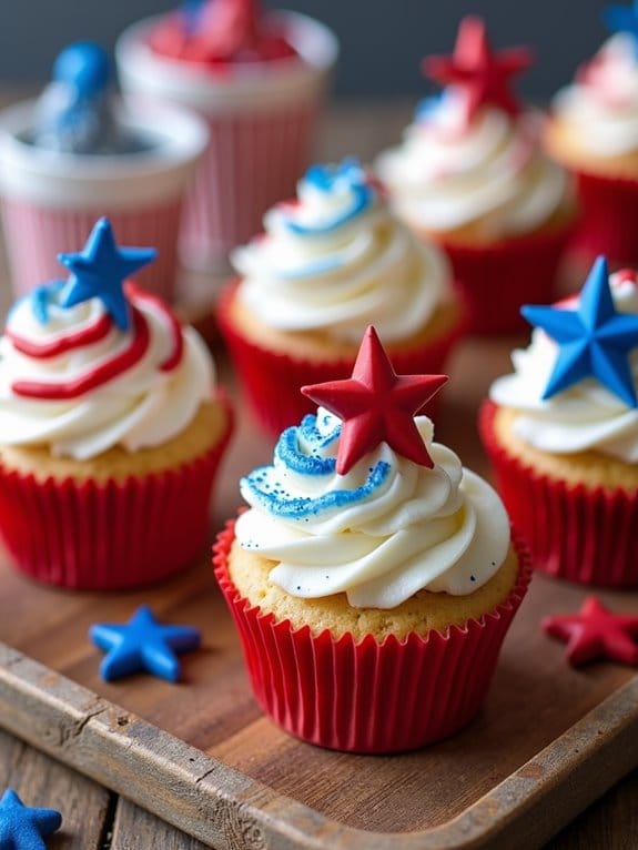 17 Patriotic 4th of July Kitchen Tray Ideas to Style With Ease 5 patriotic cupcake display ideas