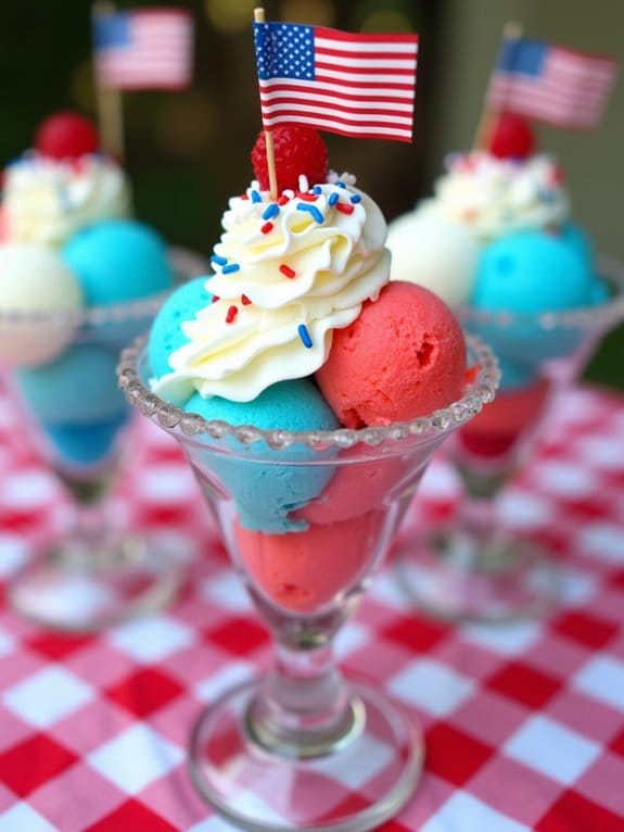 17 Patriotic 4th of July Kitchen Tray Ideas to Style With Ease 17 patriotic ice cream sundae
