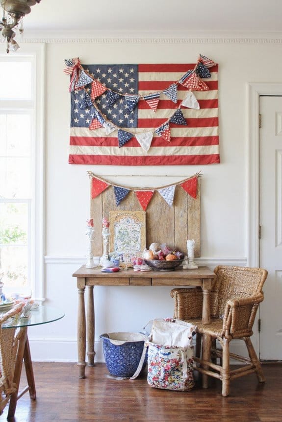 19 Stylish Indoor 4th of July Decor Ideas to Celebrate in Style 6 patriotic indoor wall decor
