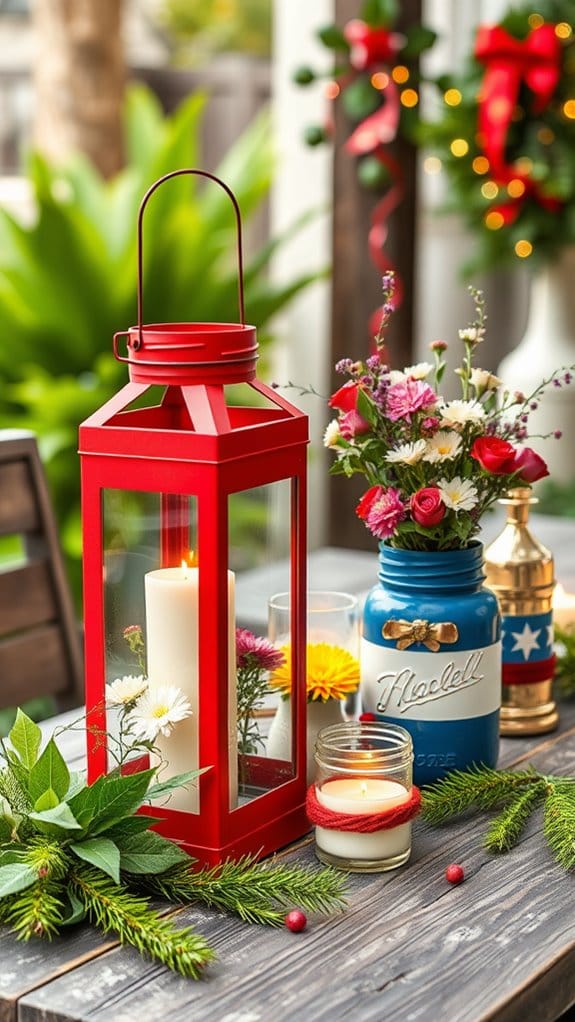 26 Patriotic Patio Decor Ideas Perfect for Memorial Day Through the Fourth of July 5 patriotic mason jar decor