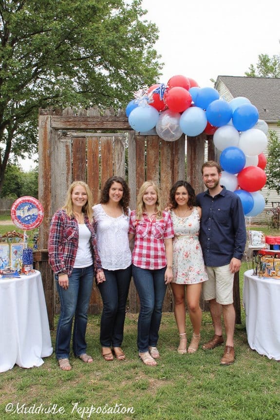 16 Easy Outdoor 4th of July Decor Ideas to Set the Scene 7 patriotic photo booth setup